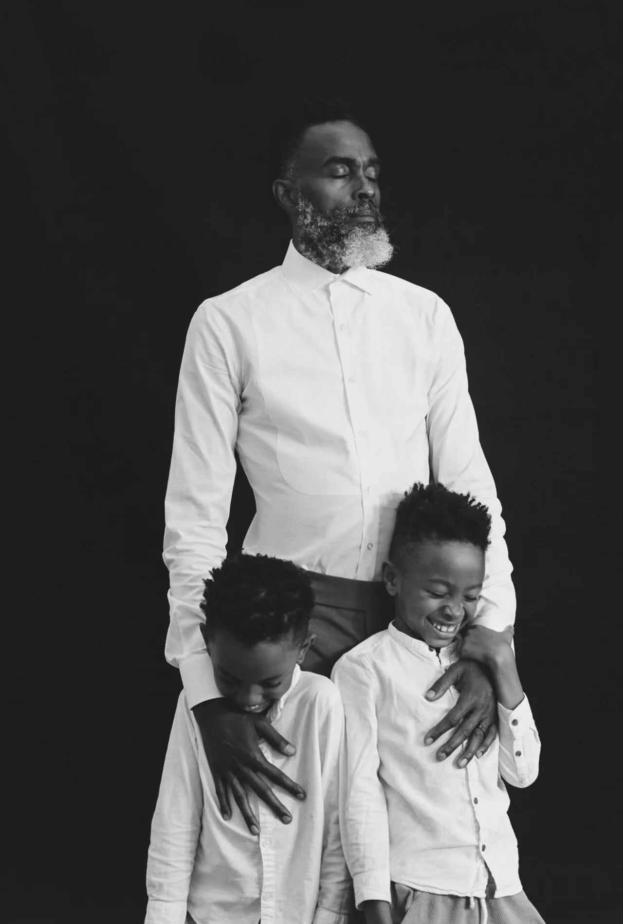 Waraire with his two sons